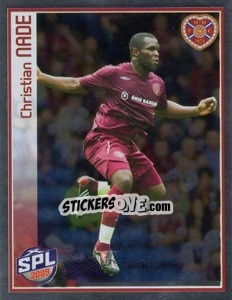 Sticker Christian Nade - Scottish Premier League 2008-2009 n. 234 - Panini