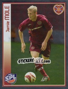 Sticker Jamie Mole - Scottish Premier League 2008-2009 n. 238 - Panini