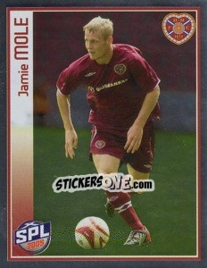 Sticker Jamie Mole - Scottish Premier League 2008-2009 - Panini