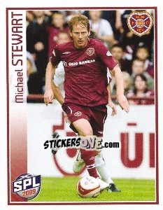 Sticker Michael Stewart - Scottish Premier League 2008-2009 n. 242 - Panini