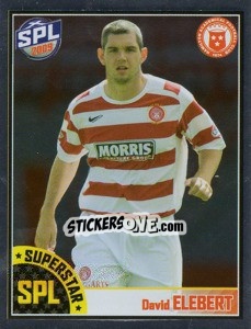 Sticker David Elebert - Scottish Premier League 2008-2009 n. 249 - Panini