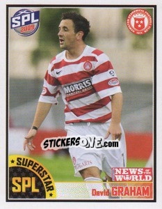 Sticker David Graham - Scottish Premier League 2008-2009 - Panini