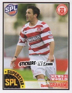 Sticker David Graham - Scottish Premier League 2008-2009 n. 253 - Panini