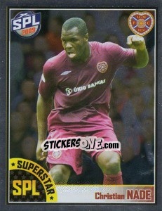 Cromo Christian Nade - Scottish Premier League 2008-2009 n. 254 - Panini