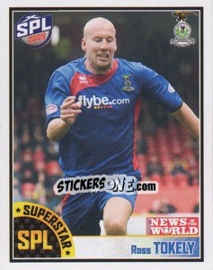 Cromo Ross Tokely - Scottish Premier League 2008-2009 - Panini