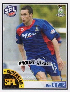 Sticker Don Cowie - Scottish Premier League 2008-2009 n. 258 - Panini