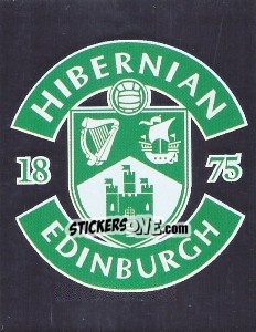 Figurina Hibernian Club Badge - Scottish Premier League 2008-2009 - Panini