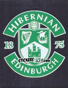 Sticker Hibernian Club Badge - Scottish Premier League 2008-2009 n. 261 - Panini
