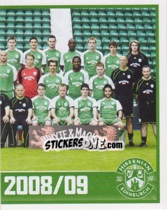Figurina Hibernian Squad - Part 2 - Scottish Premier League 2008-2009 n. 266 - Panini