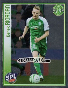 Cromo Derek Riordan - Scottish Premier League 2008-2009 - Panini