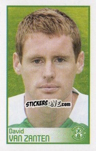 Sticker David Van Zanten - Scottish Premier League 2008-2009 - Panini