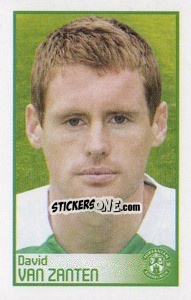 Cromo David Van Zanten - Scottish Premier League 2008-2009 - Panini