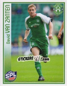Cromo David Van Zanten - Scottish Premier League 2008-2009 - Panini