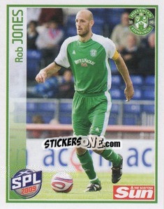 Sticker Rob Jones - Scottish Premier League 2008-2009 - Panini