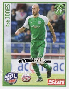 Cromo Rob Jones - Scottish Premier League 2008-2009 n. 277 - Panini