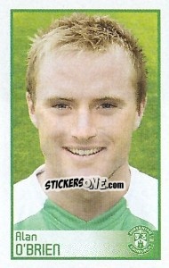 Cromo Alan O'Brien - Scottish Premier League 2008-2009 - Panini