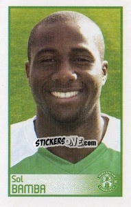 Sticker Sol Bamba - Scottish Premier League 2008-2009 n. 296 - Panini
