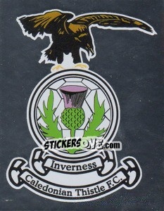 Sticker Inverness CT Club Badge - Scottish Premier League 2008-2009 n. 300 - Panini