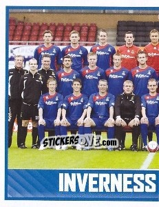 Figurina Inverness CT Squad - Part 1 - Scottish Premier League 2008-2009 n. 304 - Panini