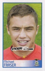 Sticker Michael Fraser - Scottish Premier League 2008-2009 n. 307 - Panini