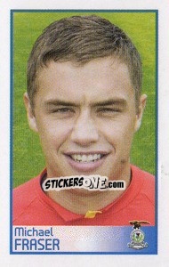 Sticker Michael Fraser - Scottish Premier League 2008-2009 - Panini