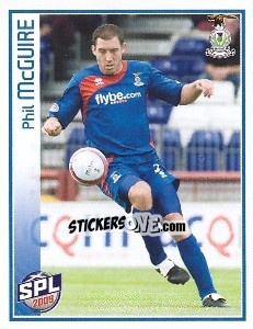 Cromo Phil McGuire - Scottish Premier League 2008-2009 n. 312 - Panini