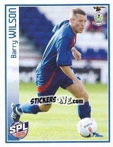 Sticker Barry Wilson - Scottish Premier League 2008-2009 n. 316 - Panini
