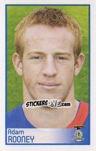 Cromo Adam Rooney - Scottish Premier League 2008-2009 - Panini