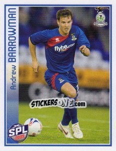 Figurina Andrew Barrowman - Scottish Premier League 2008-2009 n. 322 - Panini
