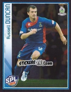 Cromo Russell Duncan - Scottish Premier League 2008-2009 - Panini