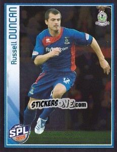 Figurina Russell Duncan - Scottish Premier League 2008-2009 - Panini