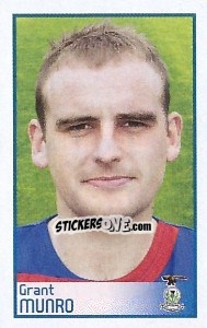 Sticker Grant Munro - Scottish Premier League 2008-2009 n. 327 - Panini