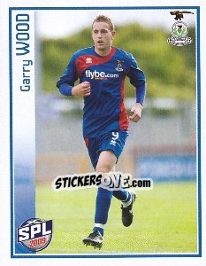 Figurina Garry Wood - Scottish Premier League 2008-2009 n. 334 - Panini