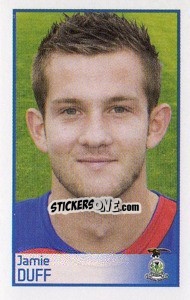 Figurina Jamie Duff - Scottish Premier League 2008-2009 n. 335 - Panini