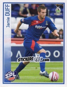 Figurina Jamie Duff - Scottish Premier League 2008-2009 n. 336 - Panini