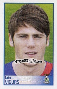 Sticker Iain Vigurs - Scottish Premier League 2008-2009 n. 337 - Panini