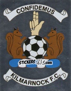 Sticker Kilmarnock Club Badge - Scottish Premier League 2008-2009 n. 339 - Panini