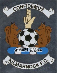 Cromo Kilmarnock Club Badge - Scottish Premier League 2008-2009 - Panini