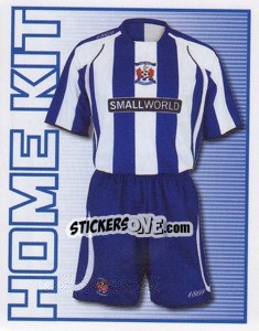 Sticker Kilmarnock Home Kit - Scottish Premier League 2008-2009 - Panini