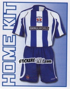 Sticker Kilmarnock Home Kit - Scottish Premier League 2008-2009 n. 342 - Panini