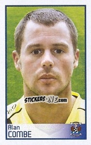 Sticker Alan Combe - Scottish Premier League 2008-2009 n. 346 - Panini