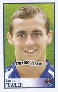Sticker James Fowler - Scottish Premier League 2008-2009 n. 348 - Panini