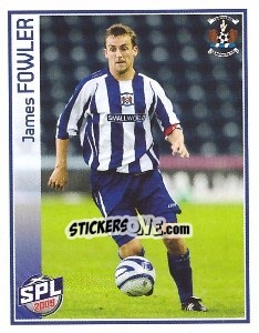 Sticker James Fowler - Scottish Premier League 2008-2009 n. 349 - Panini