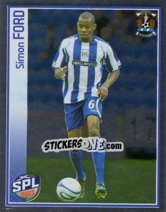 Sticker Simon Ford - Scottish Premier League 2008-2009 - Panini