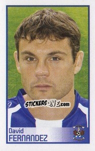 Sticker David Fernandez - Scottish Premier League 2008-2009 - Panini
