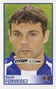 Sticker David Fernandez - Scottish Premier League 2008-2009 n. 370 - Panini