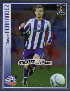 Cromo David Fernandez - Scottish Premier League 2008-2009 - Panini