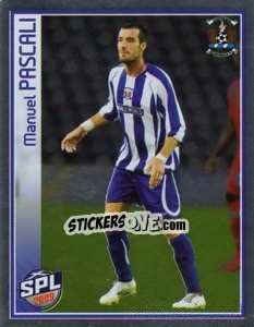 Sticker Manuel Pascali - Scottish Premier League 2008-2009 n. 377 - Panini