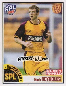 Cromo Mark Reynolds - Scottish Premier League 2008-2009 - Panini