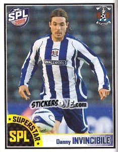 Sticker Danny Invincibile - Scottish Premier League 2008-2009 n. 380 - Panini